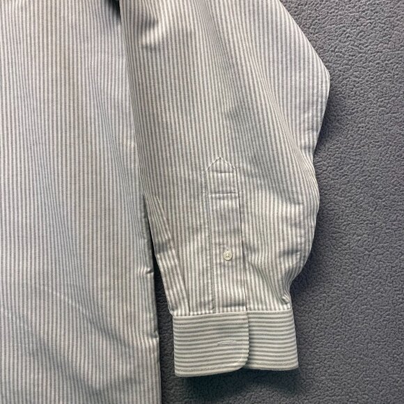 L.L.Bean Mens Button Up Shirt Sz 18-37 100% Cotton,Long Sleeve,Pocket,Plaid - Picture 9 of 10
